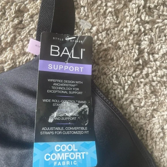 Bali one smooth u bounce control wire free foam bra size 42D - Picture 6 of 10